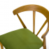 зеленый стул Greis 1 вблизи