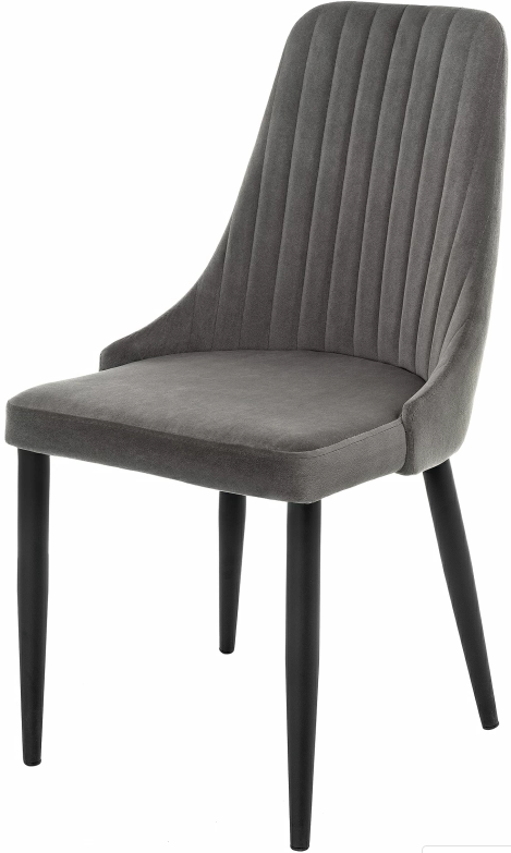 Купить серый бархатный стул Kora в Raroom