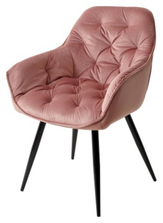 Купить розовый велюровый стул malta в Raroom