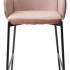 розовый барный стул спереди